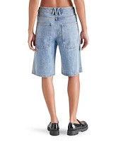 Steve Madden Women's Denim Bermuda Shorts