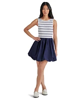 Steve Madden Women's Palermo Striped Bubble Hem Dress