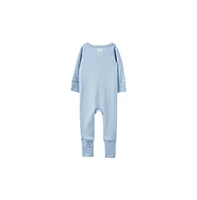 Cotton On Baby Boys The Billie Long Sleeve Rib Romper