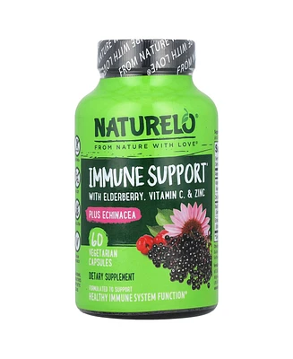 Naturelo Immune Support with Elderberry Vitamin C & Zinc plus Echinacea