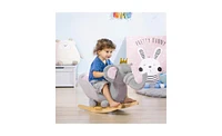 Slickblue Baby Rocking Horse for Ages 1.5 to 3 Years Safe and Fun Indoor Ride-On Toy