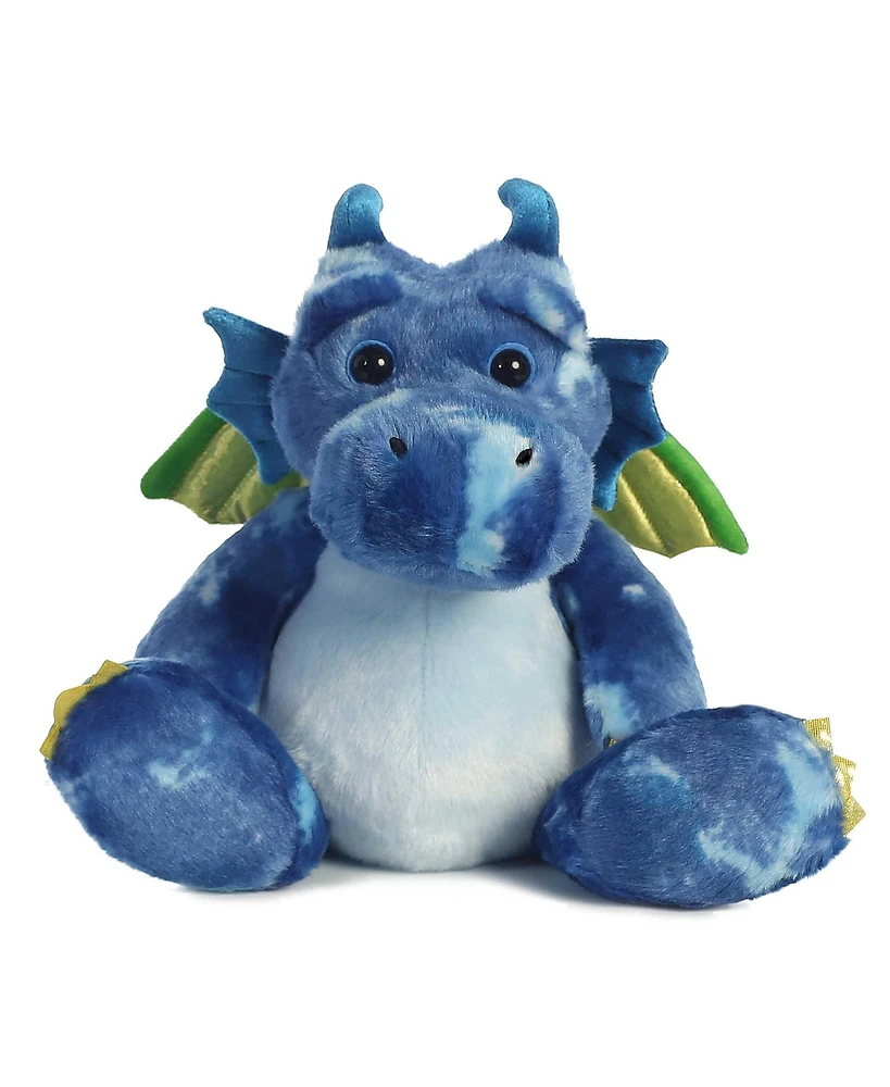 Aurora Medium Verath Firebreath Dinos & Dragons Ferocious Plush Toy Blue 12"