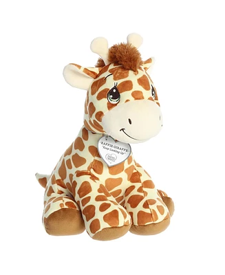 Aurora Medium Squishy Raffie Giraffe Precious Moments Inspirational Plush Toy Brown 12"