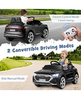 Hongge 12V Kids Ride on Car Licensed Audi SQ8 with Remote Control and 3 Speeds