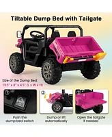 Hongge 24V Ride-On Dump Truck with Remote Control