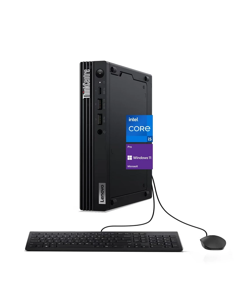 Lenovo ThinkCentre M70q Business Mff Desktop Intel Core i5 13400T 8GB Ram Intel Uhd Graphics 256GB Ssd Storage Windows 11 Pro - Black