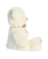 Aurora Medium Ashford Bear Snuggly Plush Toy White 11"