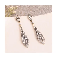 Sohi Women's Elongated Drop Earrings