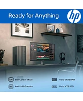 Hp Envy Daily Tower Desktop Intel Core i7 14700 8GB Ram Intel Uhd Graphics 512GB Ssd Storage Windows 11 Home - Black