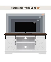 gaomon Farmhouse Tv Stand for 65 Inch Tv
