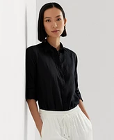 Lauren Ralph Linen Shirt, Regular & Petite