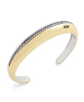 Coach Faux Stone Signature Pave Tubular Cuff Bracelet - Two