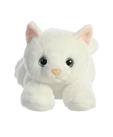 Aurora Medium Precious White Kitty Flopsie Adorable Plush Toy White 12"