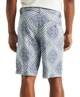 Nautica Men's 8-1/2" Printed Linen Drawstring Shorts