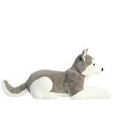 Aurora Large Husky Super Flopsie Adorable Plush Toy White 28"