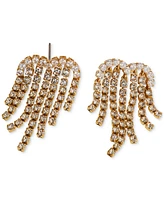 Ajoa Cubic Zirconia Heart Fringe Chandelier Drop Earrings