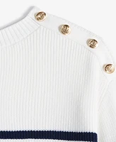 On 34th Women's Buttoned-Shoulder Sweater