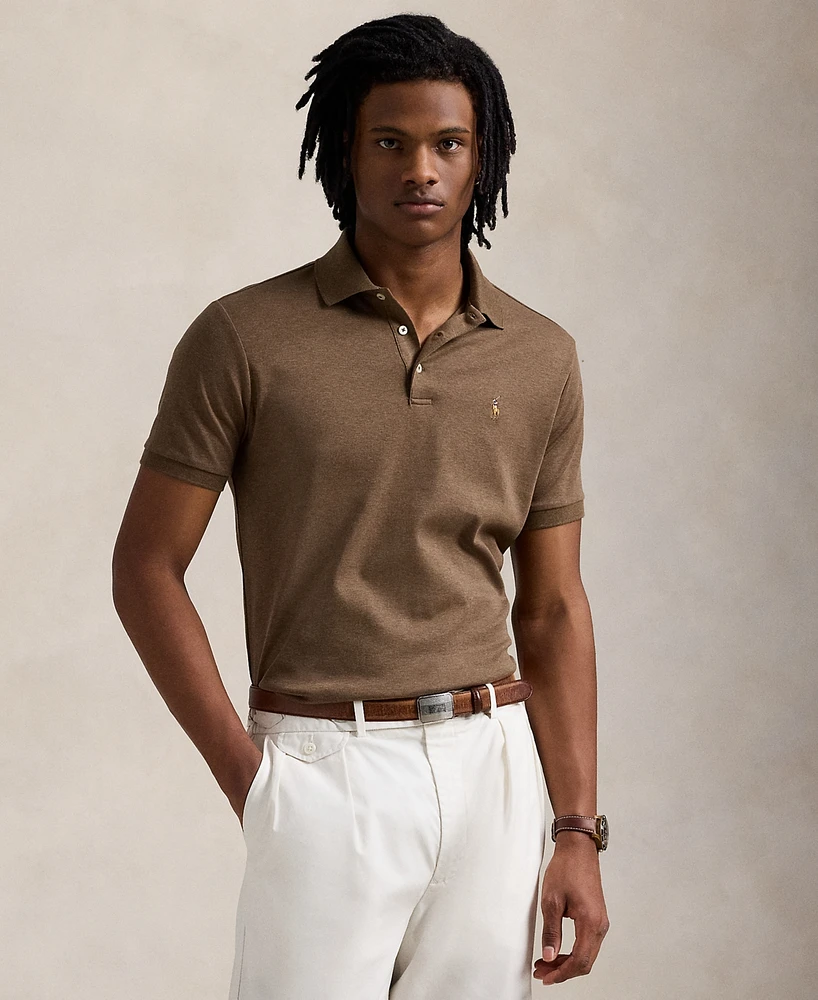 Men's Slim-Fit Soft Cotton Polo Shirt