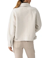 Sanctuary Women's Cozy Button-Front Sherpa Shacket