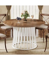 Tribesigns 47" Round Dining Table for 4