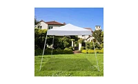 Slickblue 3 x 3M Portable Waterproof Folding Tent for Home Use, Ideal for Outdoor Events and Gatherings in White