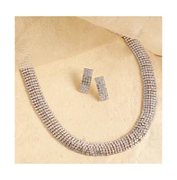 Sohi Women's Ribbed Jewellery Set