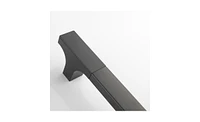 Slickblue Eco-Performance Handheld Shower: Matte Black Shower Head with 26-Inch Slide Bar and 59-Inch Hose