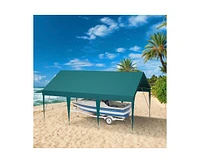 gaomon Carport Canopy 10'x20' Heavy Duty Car Canopy Outdoor Storage Shed Uv Resistant Waterproof Portable Garage for Car, Party, Dark Green