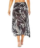 Anne Cole Women's Printed O-Ring Sarong Cover-Up