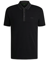 Boss by Hugo Men's Striped Collar Polo