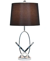 Lalia Home 27.25" Glossy State-of-the-Art Modern Entwined Table Lamp