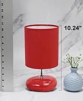 Creekwood Home 10.24" Traditional Mini Round Rock Table Lamp