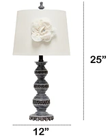 Lalia Home 25" Elegant Embellished Table Lamp