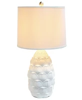Lalia Home 28" Tall Coastal Seashell Traditional Table Lamp