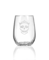 Rolf Glass Numbskulls Stemless Wine Tumbler 17oz