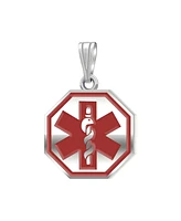 Drs, Inc. Sterling Silver Medical Pendant