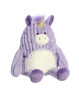 Aurora Medium Ava Unicorn Cuddle Cutie Textured Plush Toy Purple 12"