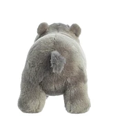 Aurora Medium Hippopotamus Eco Nation Eco-Friendly Plush Toy Gray 10.5"