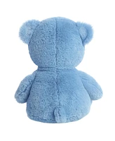 Aurora Medium Azure Bear Holiday Festive Plush Toy Blue 12"