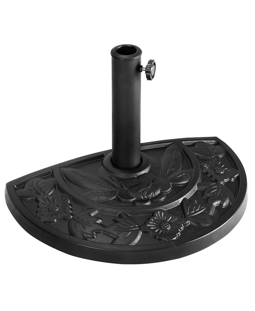 Skonyon 20 inch Outdoor Patio Half Round Umbrella Base