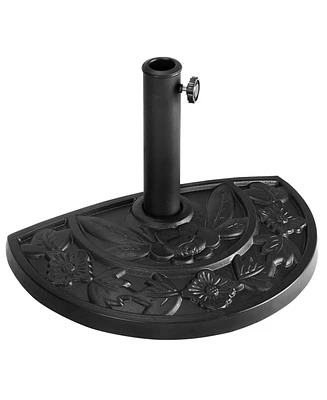 Skonyon 20 inch Outdoor Patio Half Round Umbrella Base