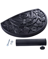 Skonyon 20 inch Outdoor Patio Half Round Umbrella Base