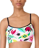 Kate Spade New York Women's Floral Cami Cropped Bikini Top