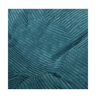 Streamdale Furniture Kenli Modern Corduroy Polyester 3 Foot Bean Bag Chair, Dark Teal