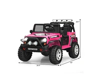 12V Kids Remote Control Ride-On Truck – Lights & Music