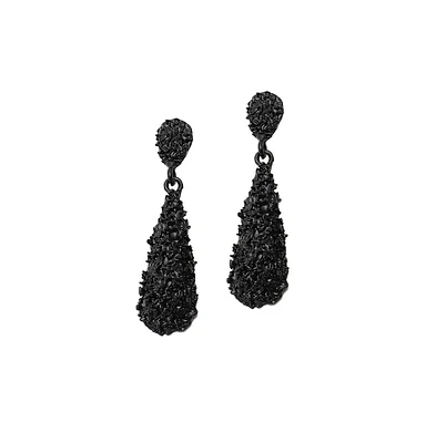 Sohi Women's Corroded Drop Earrings