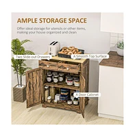 Slickblue Kitchen Storage Cabinet for Efficient Organization and Ample Space for Kitchen Essentials