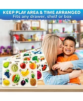Quokka 3xSET Wooden Puzzles for Toddlers 1-3 – Montessori Toy