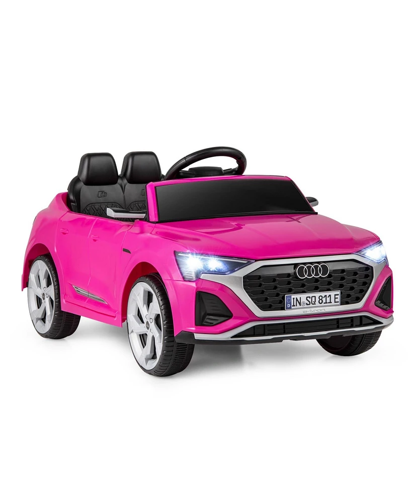 Hongge 12V Kids Ride on Car Licensed Audi SQ8 with Remote Control and 3 Speeds