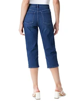 Gloria Vanderbilt Petite Amanda High Rise Straight-Leg Capri Jeans